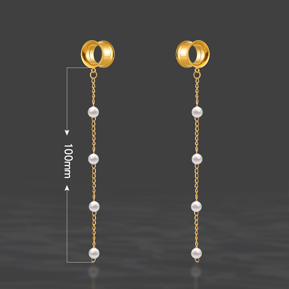 Pearl Earrings Ear Dangle - Image 5