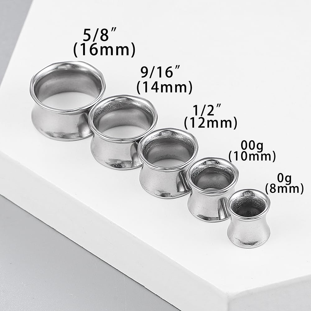 Leisure Irregular Round Ear Gauge - Image 6