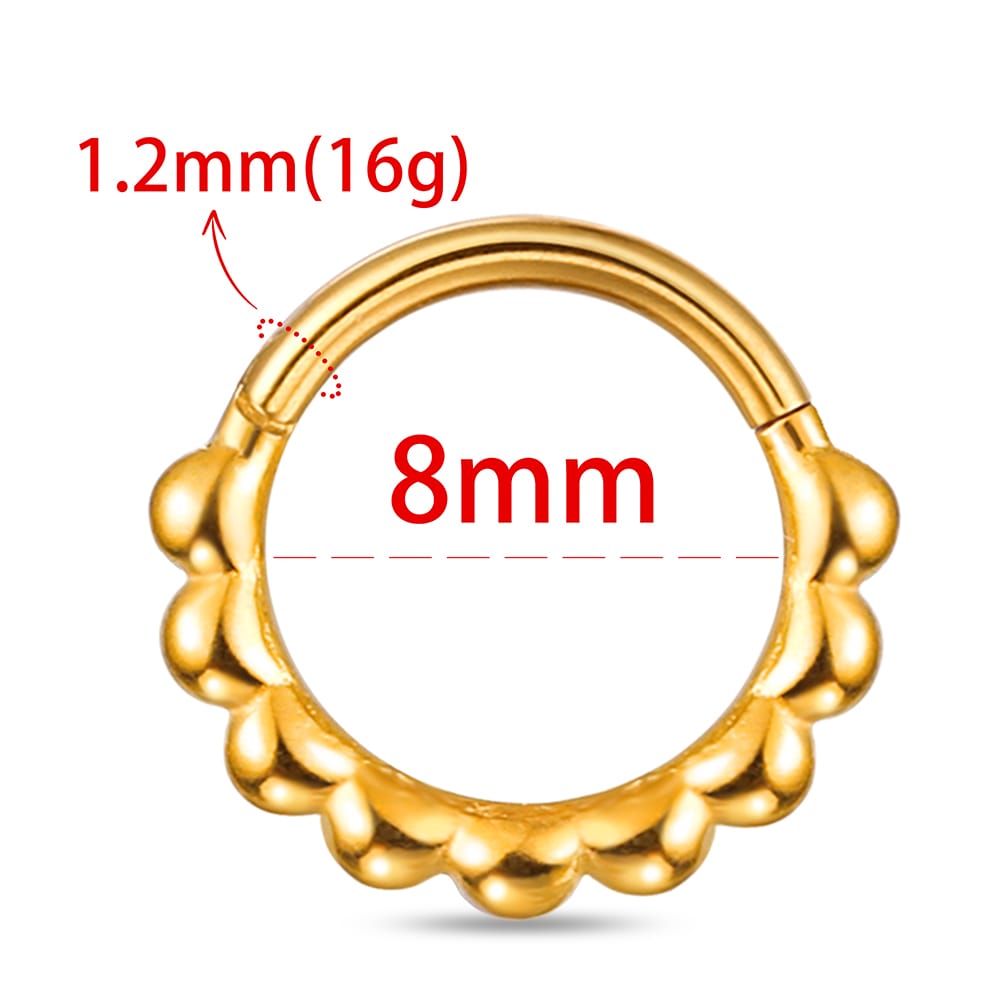 16G 8mm Nose Rings - Image 7