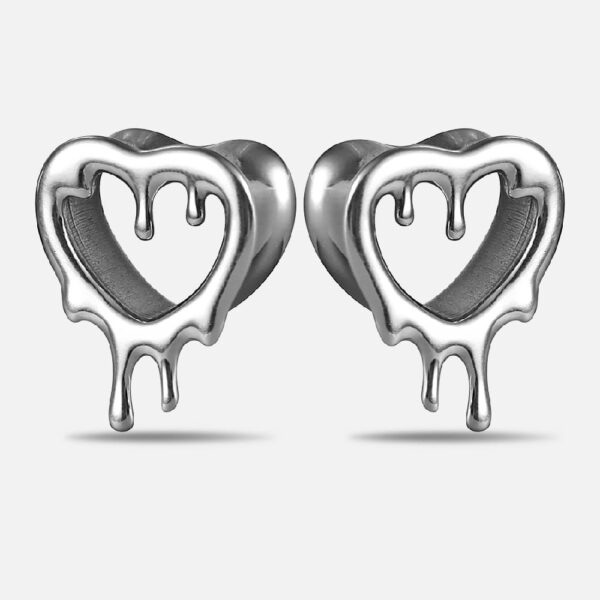 Heart Drops Ear Gauges Plugs