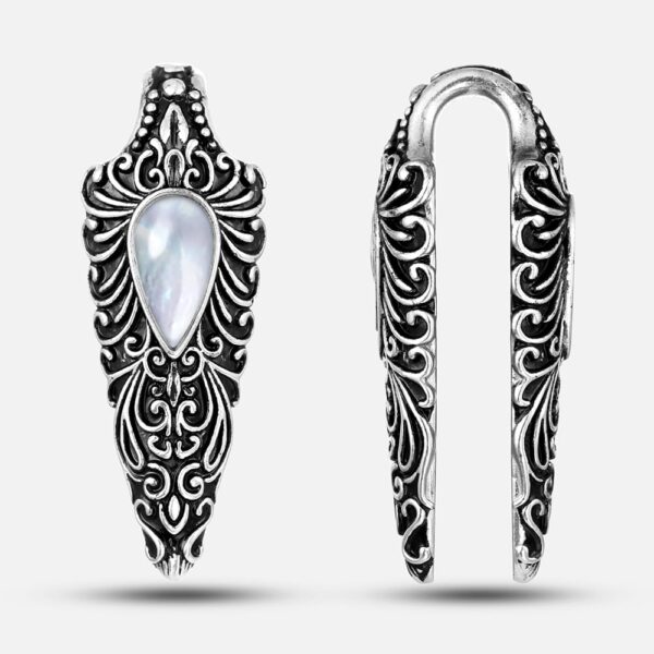 7/8'' 22mm Conch Floral Ear Hangers