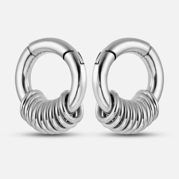 2g Stacked Hoops Ear Hangers