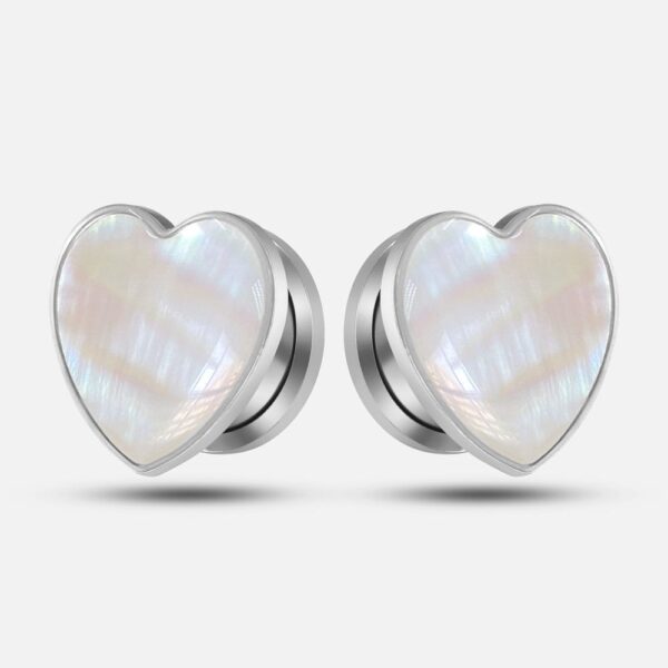 Heart Conch Ear Tunnels Plugs