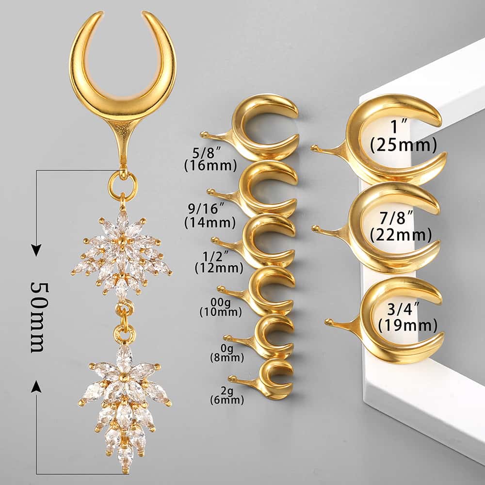 Luxury Flower Ear Dangle - Image 6