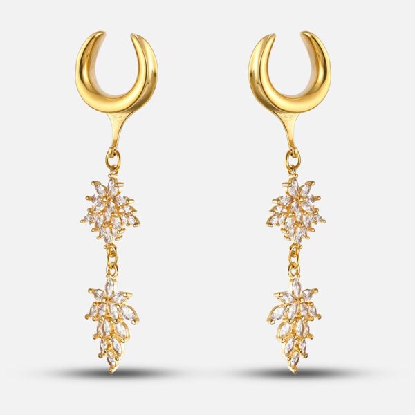 Luxury Flower Ear Dangle