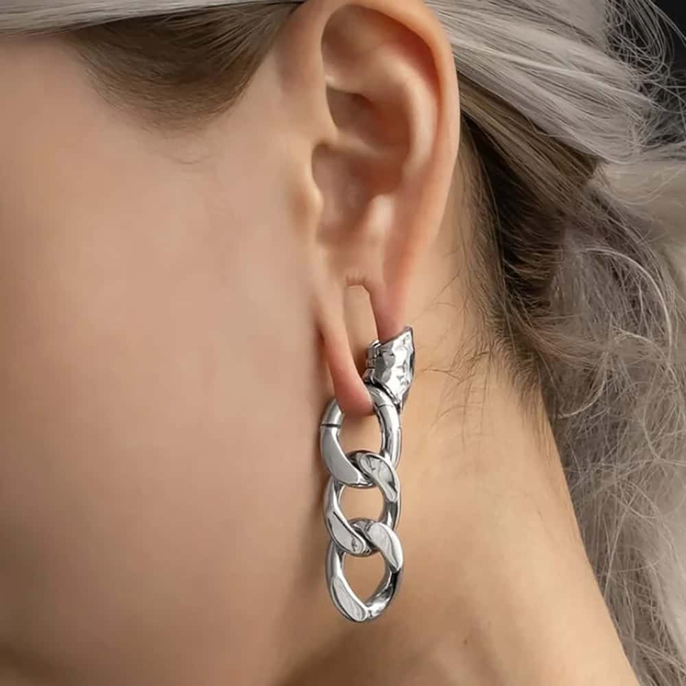 00g Hammered Lobed Cuff - Image 4