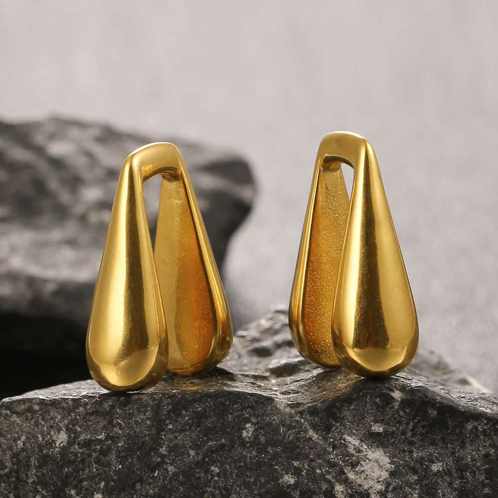 00g Water Droplet Ear Hangers - Image 3