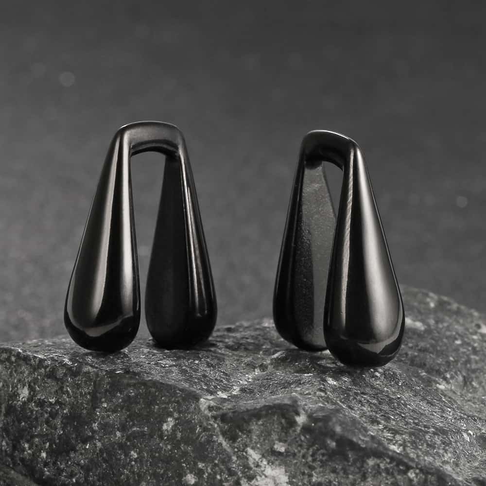 00g Water Droplet Ear Hangers - Image 4
