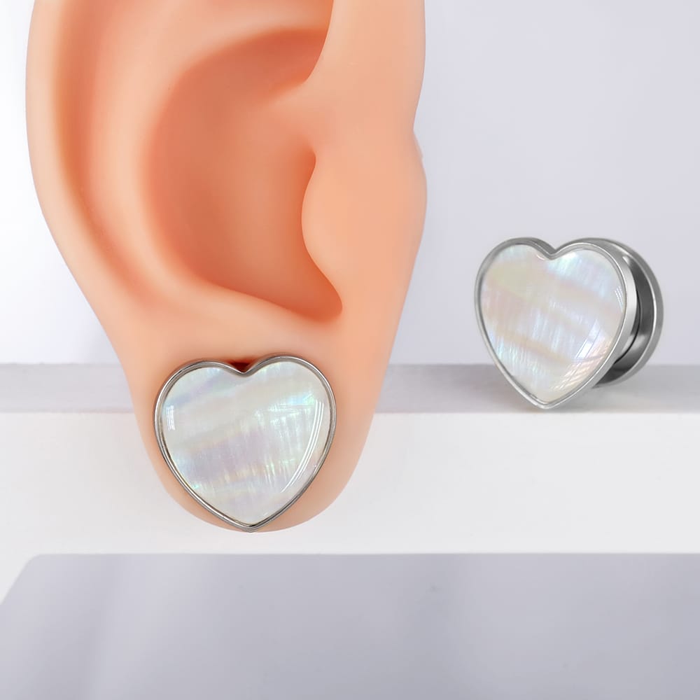 Heart Conch Ear Tunnels Plugs - Image 7