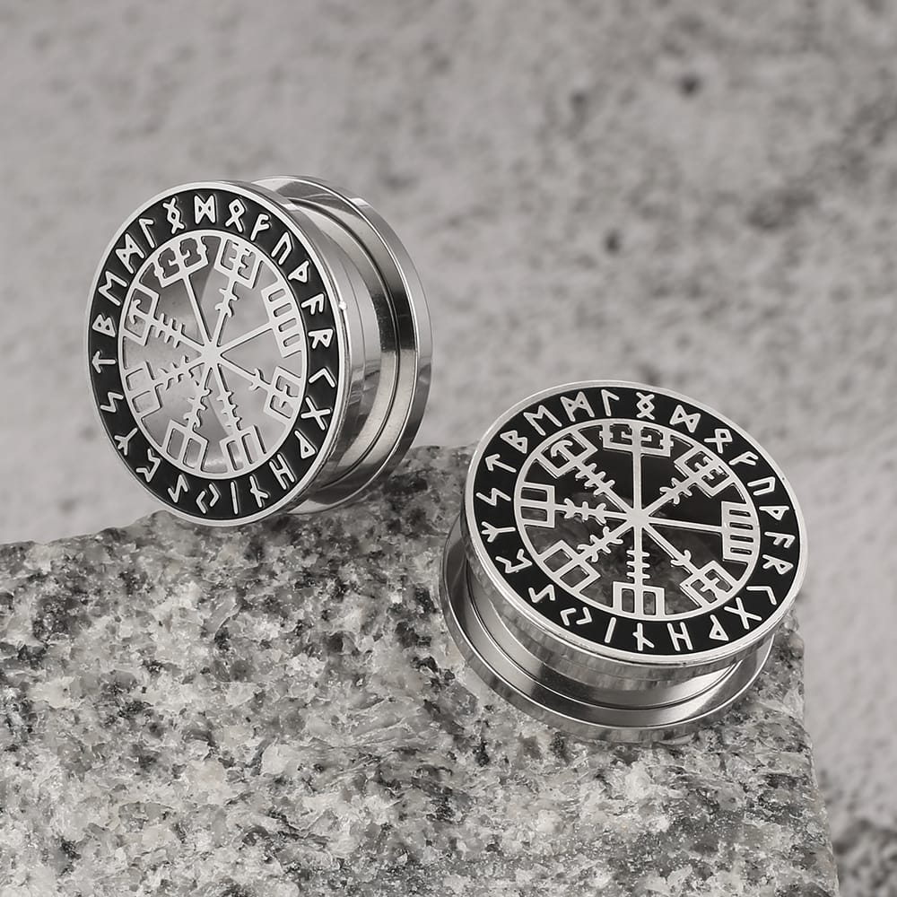 Viking Rune Ear Gauges - Image 3