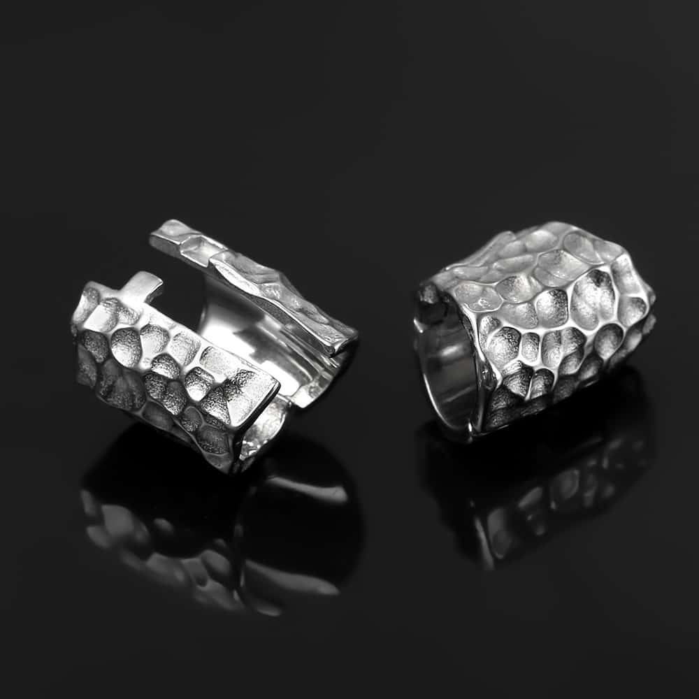 00g Hammered Lobed Cuff - Image 5