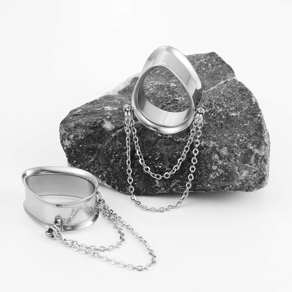 Teardrop Chain Plugs Stretchers - Image 4