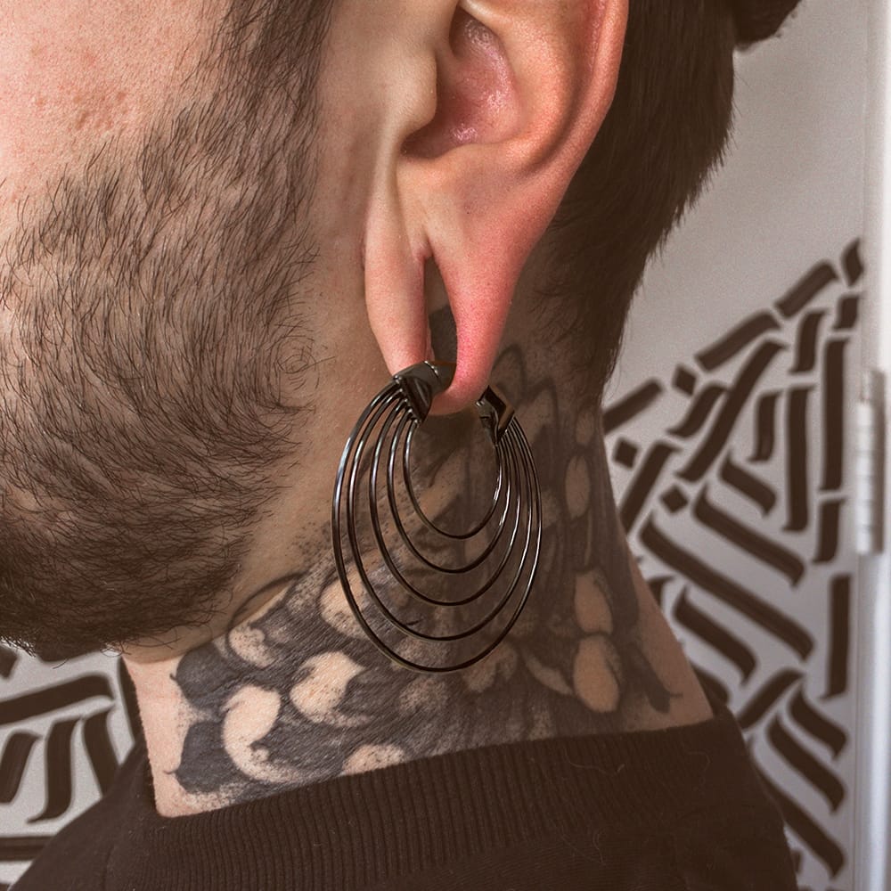 2g 6mm Chic Hoop Hangers - Image 2