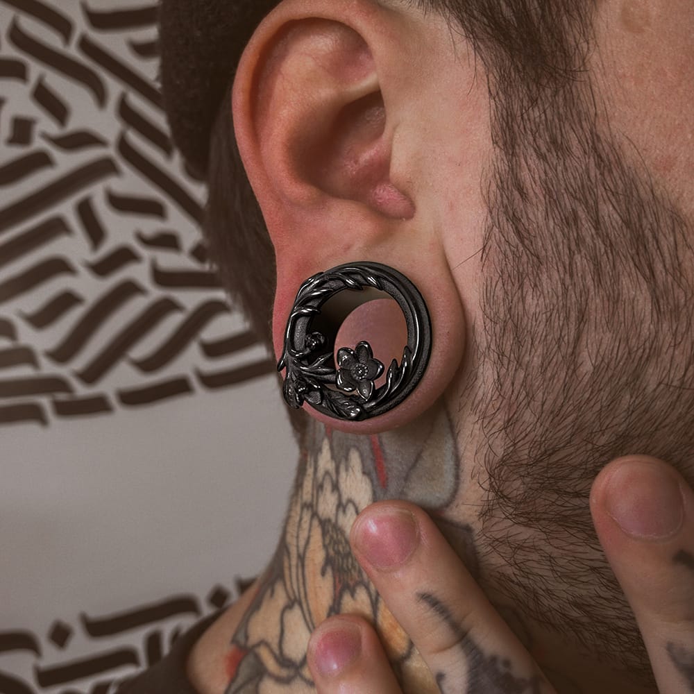 Ear Tunnels Plugs Piercing Gauges - Image 2