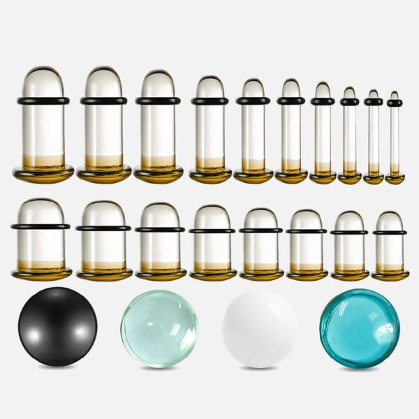 Glass Dead Plugs 0.5mm Increments