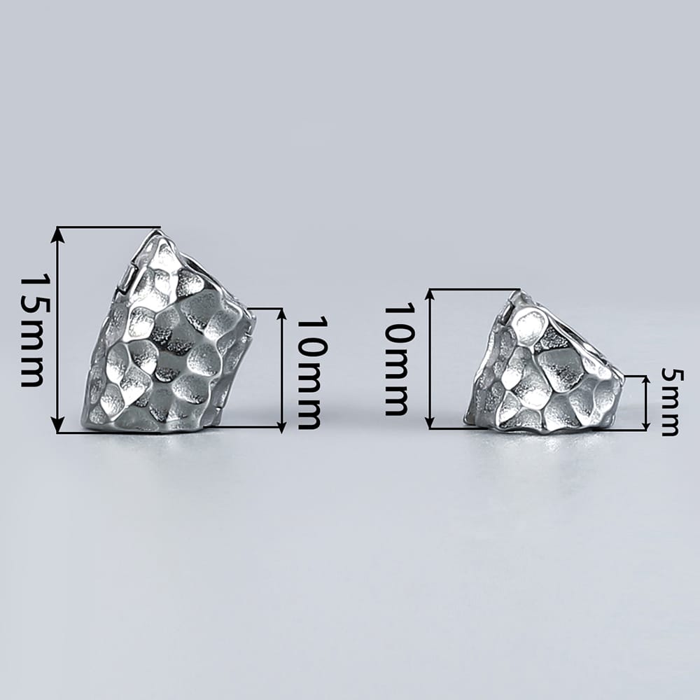 00g Hammered Lobed Cuff - Image 6