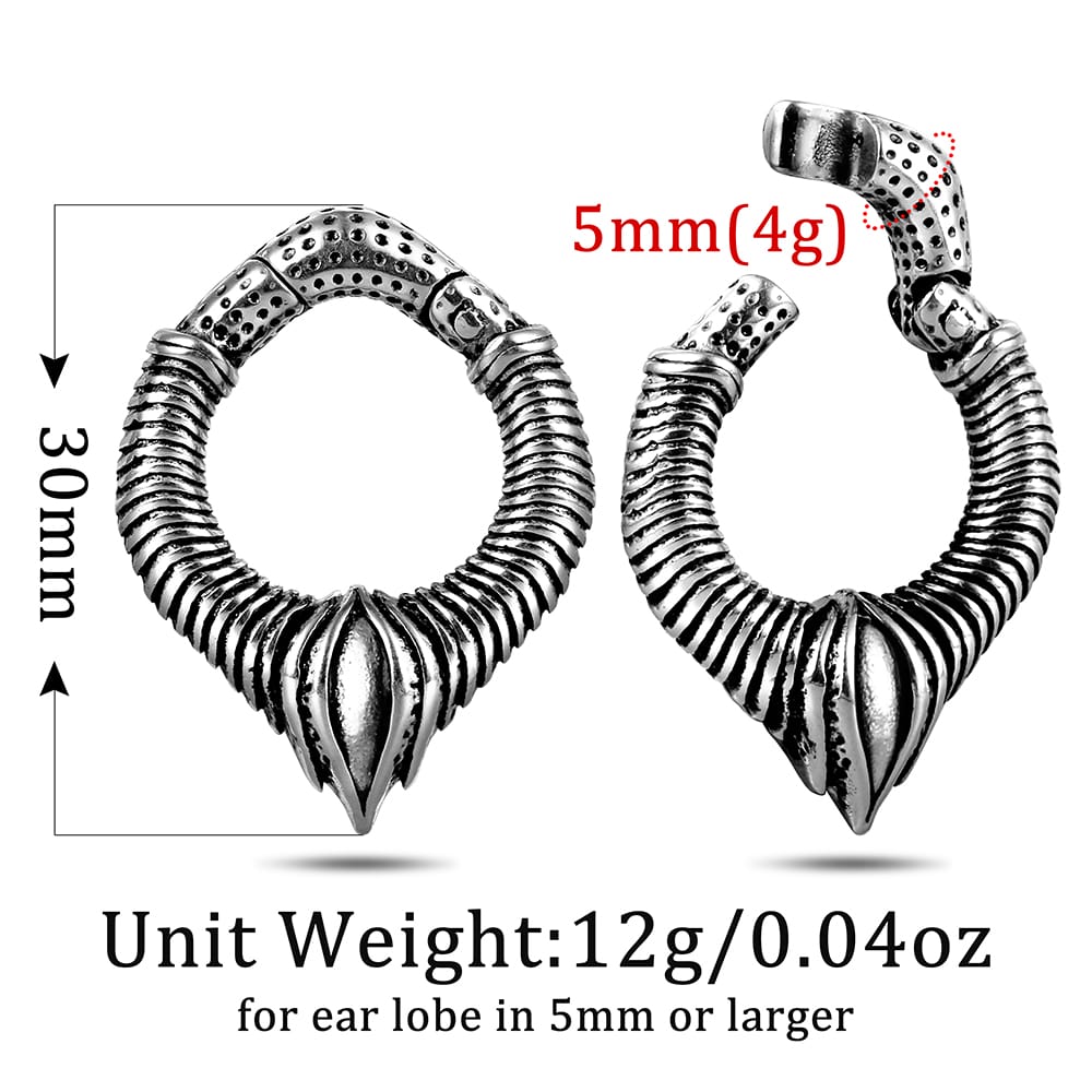 Gothic Punk Ear Weights Hangers - Image 6