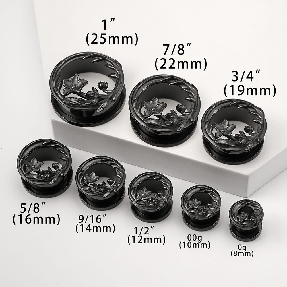 Ear Tunnels Plugs Piercing Gauges - Image 6