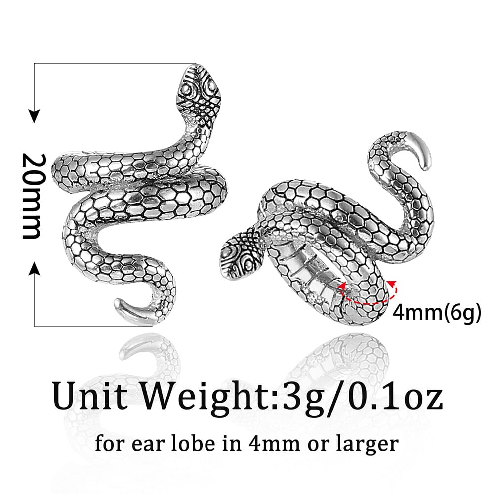 Snake Ear Lobe Cuff - Image 6