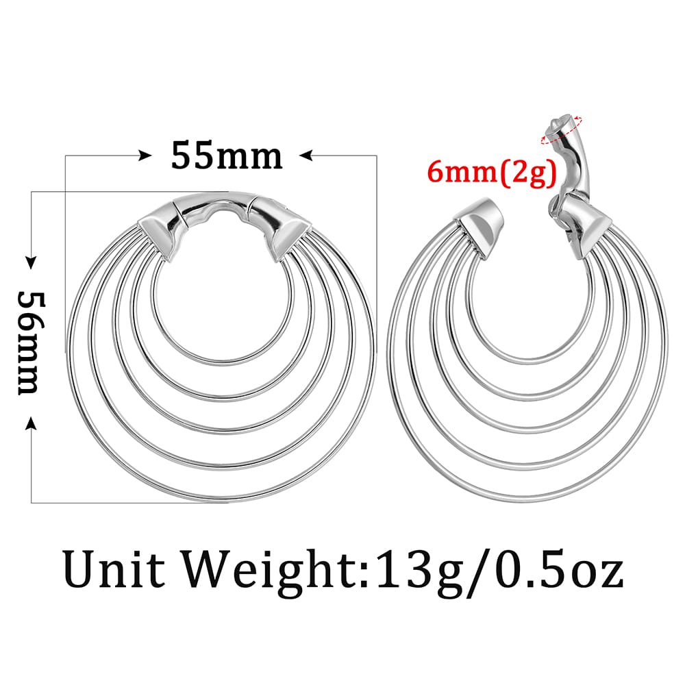 2g 6mm Chic Hoop Hangers - Image 6