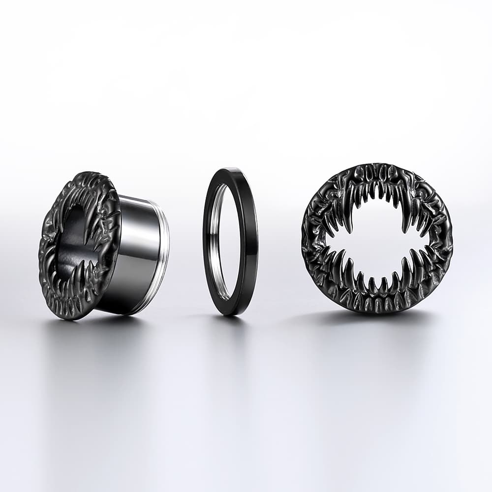 Monster Fangs Ear Tunnels - Image 3
