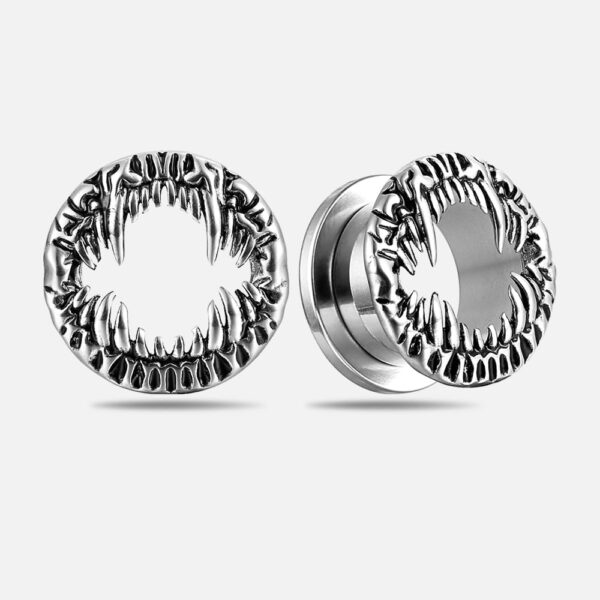 Monster Fangs Ear Tunnels