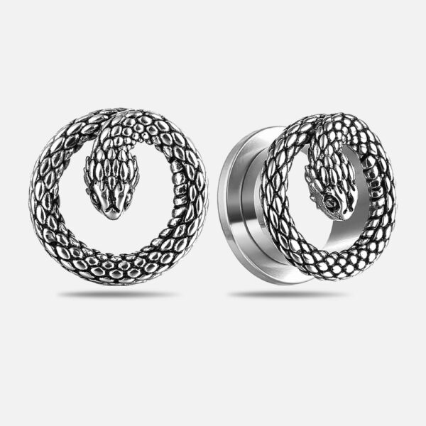 Punk Snake Ear Tunnels