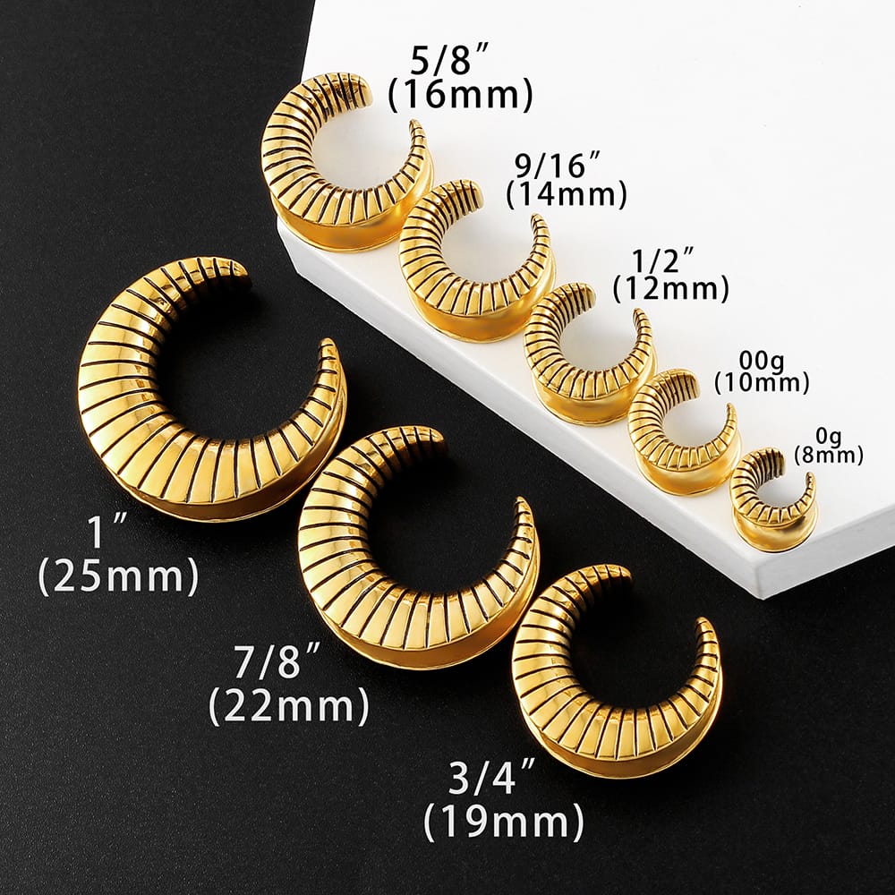 Moon Saddle Ear Tunnels - Image 6