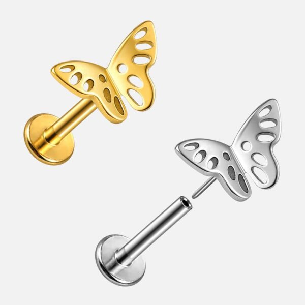 Butterfly Labret Stud