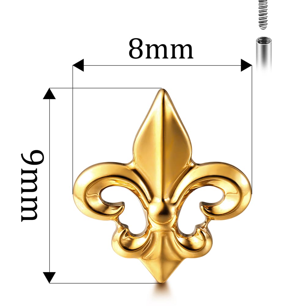 Iris Flat Back Studs - Image 6