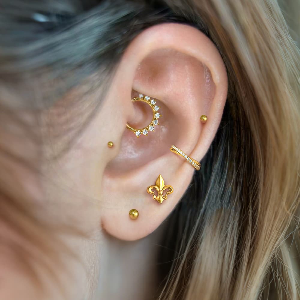 Iris Flat Back Studs - Image 4