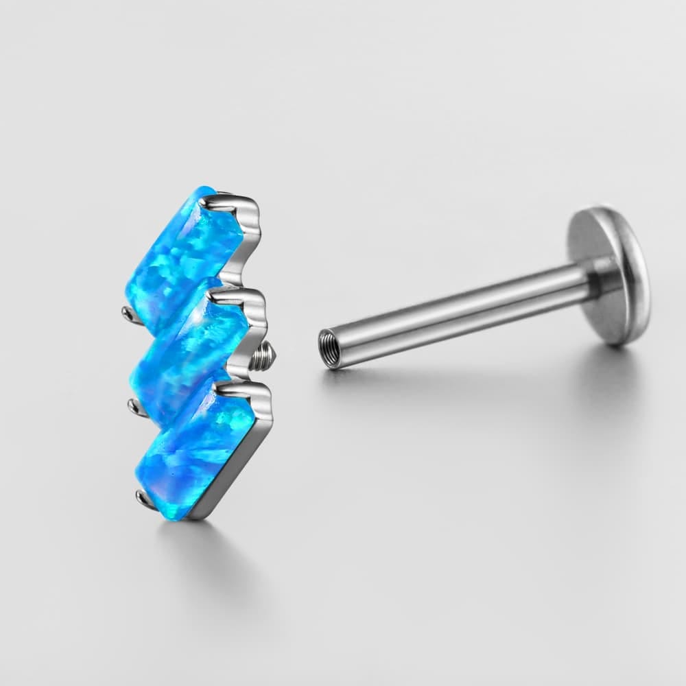 Opal Internal Thread Flat Back Studs - Image 3